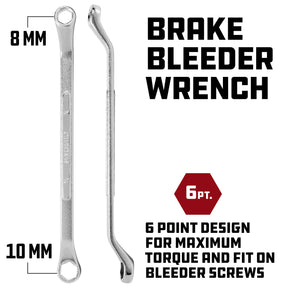 8mm x 10mm Brake Bleeder Wrench