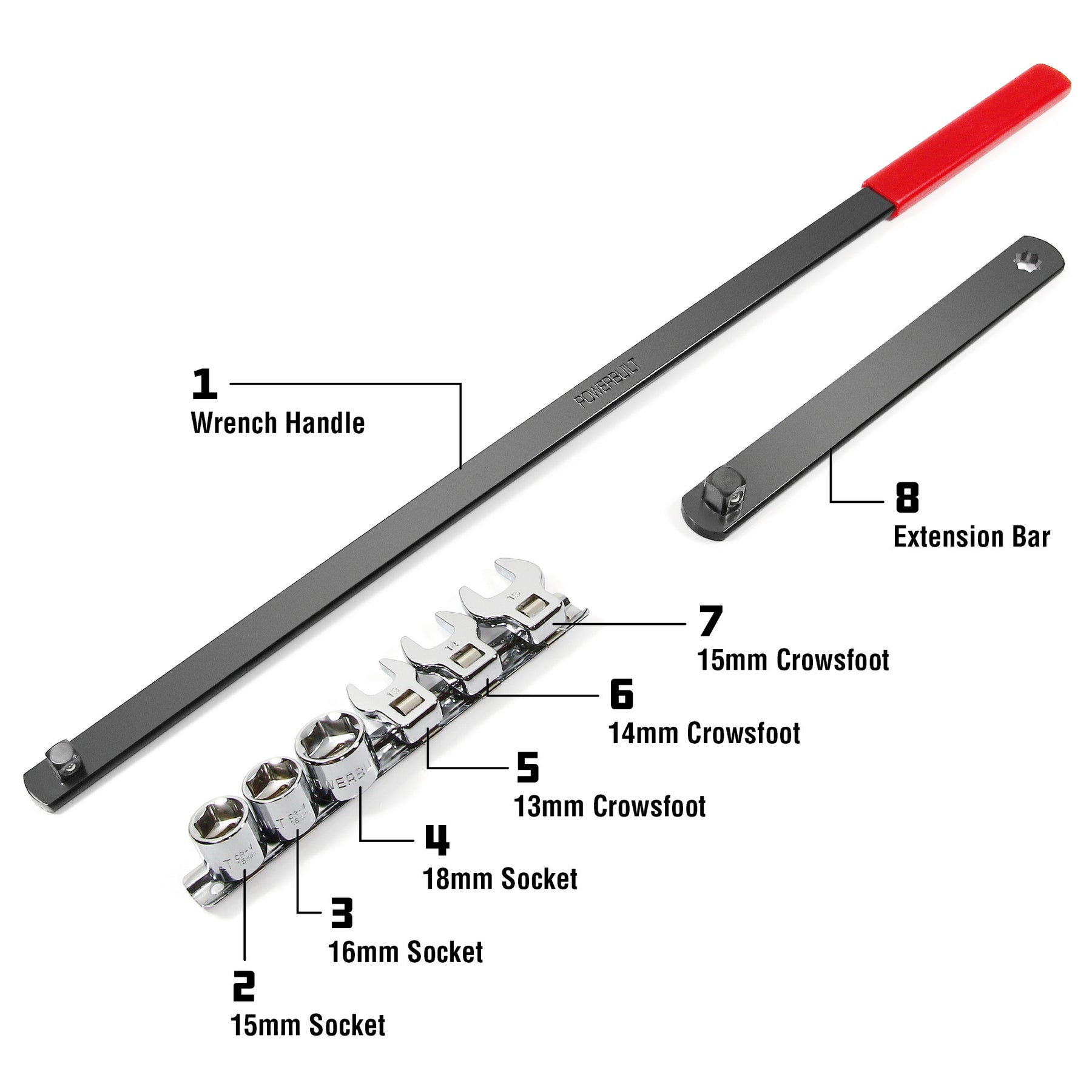 Powerbuilt Serpentine Belt Tool Kit - 648451