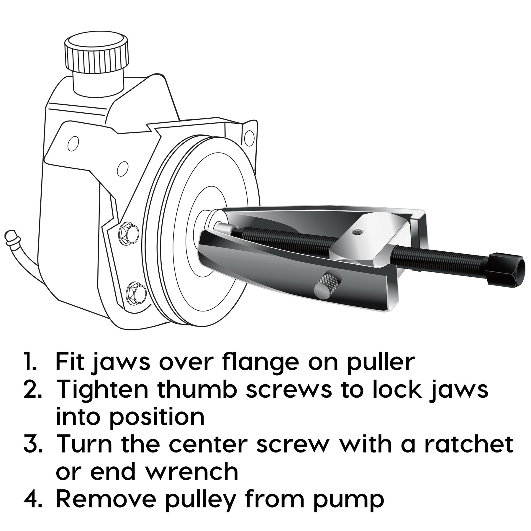 Power Steering Pulley Puller