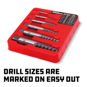 6 Piece Screw Extractor Set