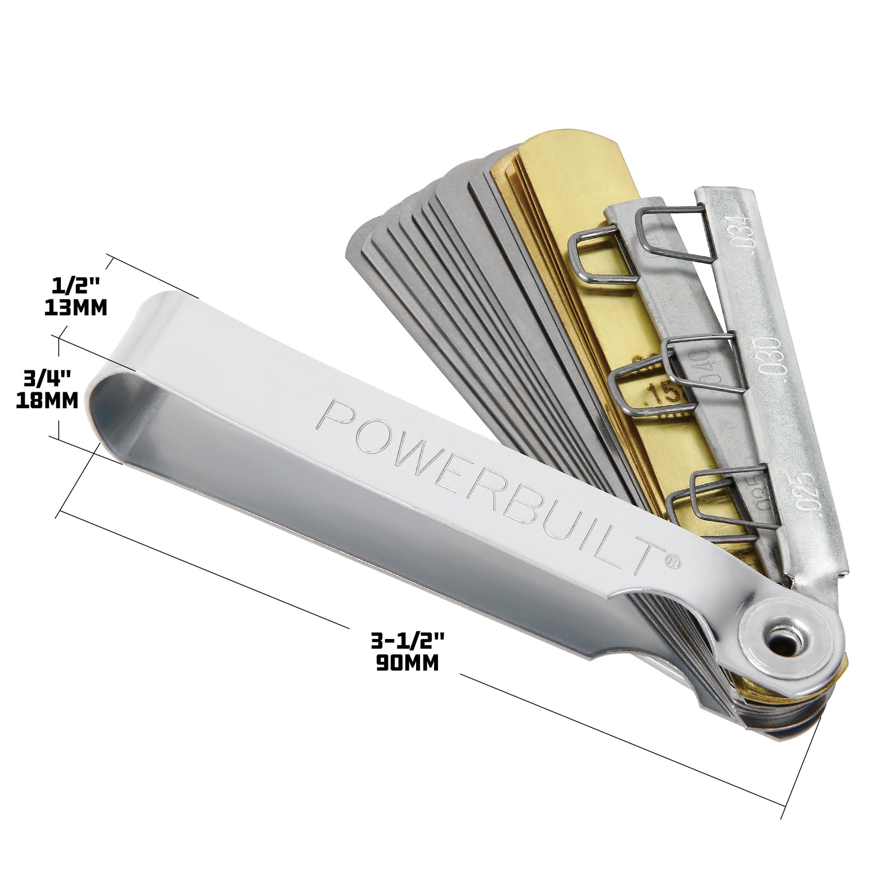 Powerbuilt 24-Blade Combo Tune-Up Gauge - 648518