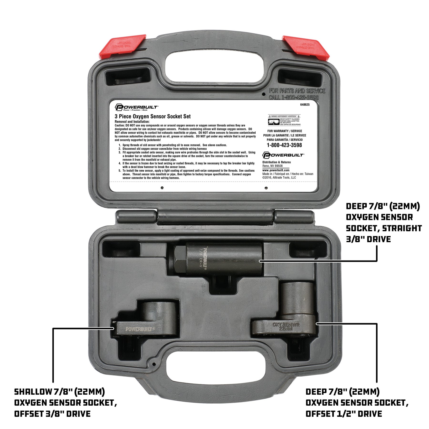 Oxygen Sensor Socket Kit