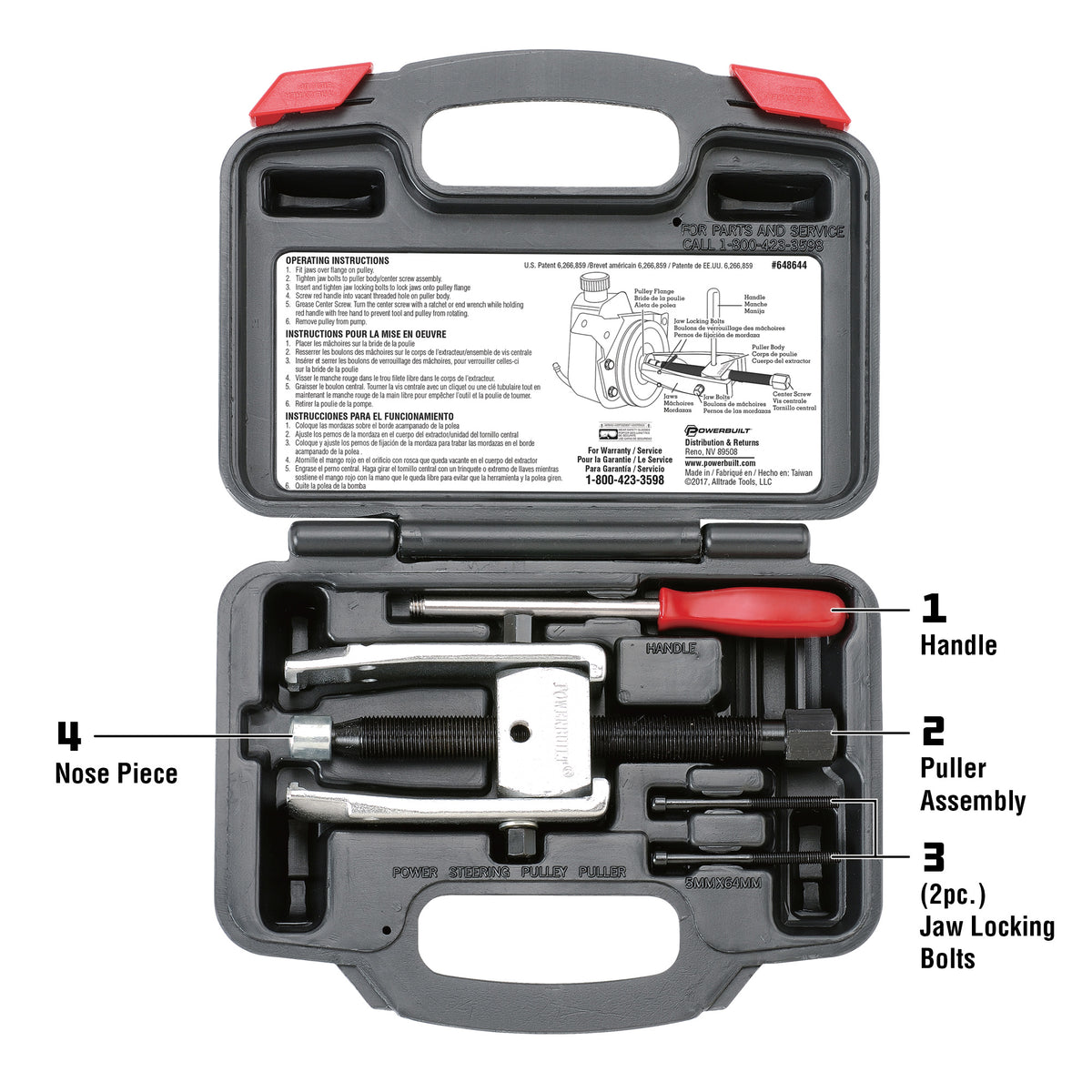 Power Steering Pulley Puller Kit