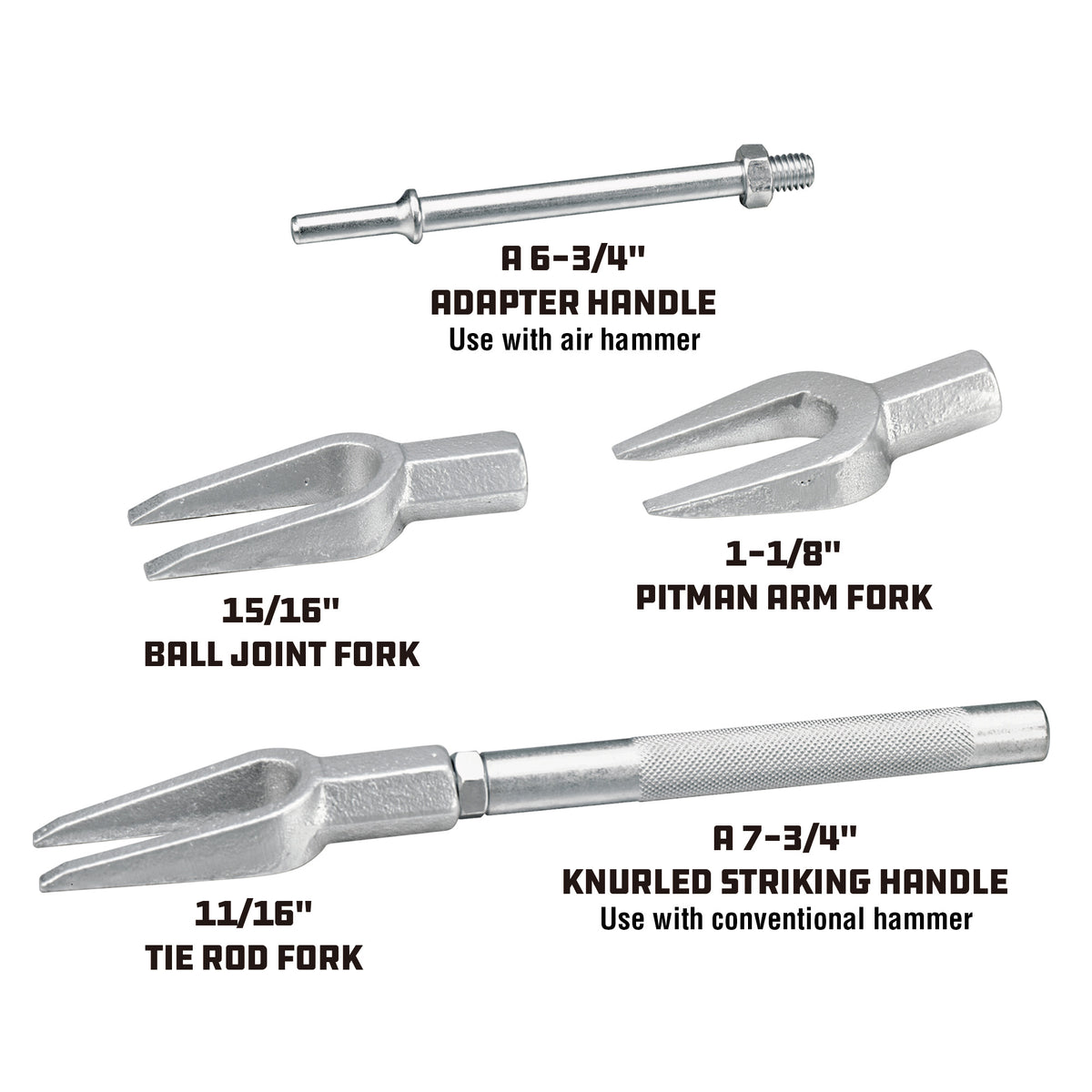 5 Piece Pickle Fork Kit