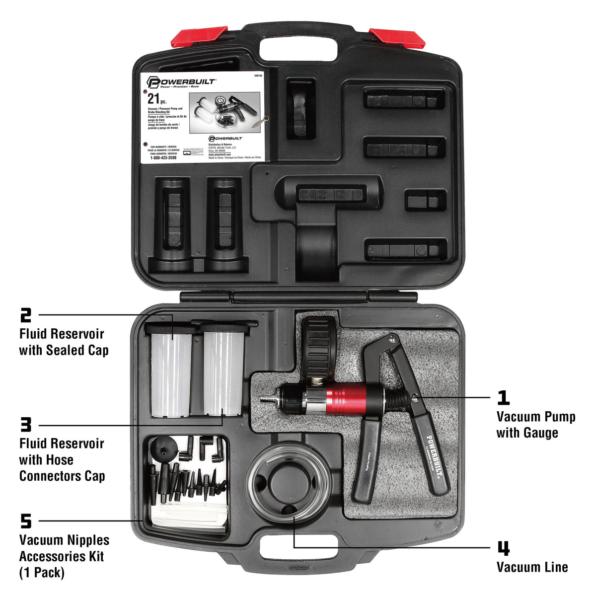 22 Piece Vacuum Pump Kit