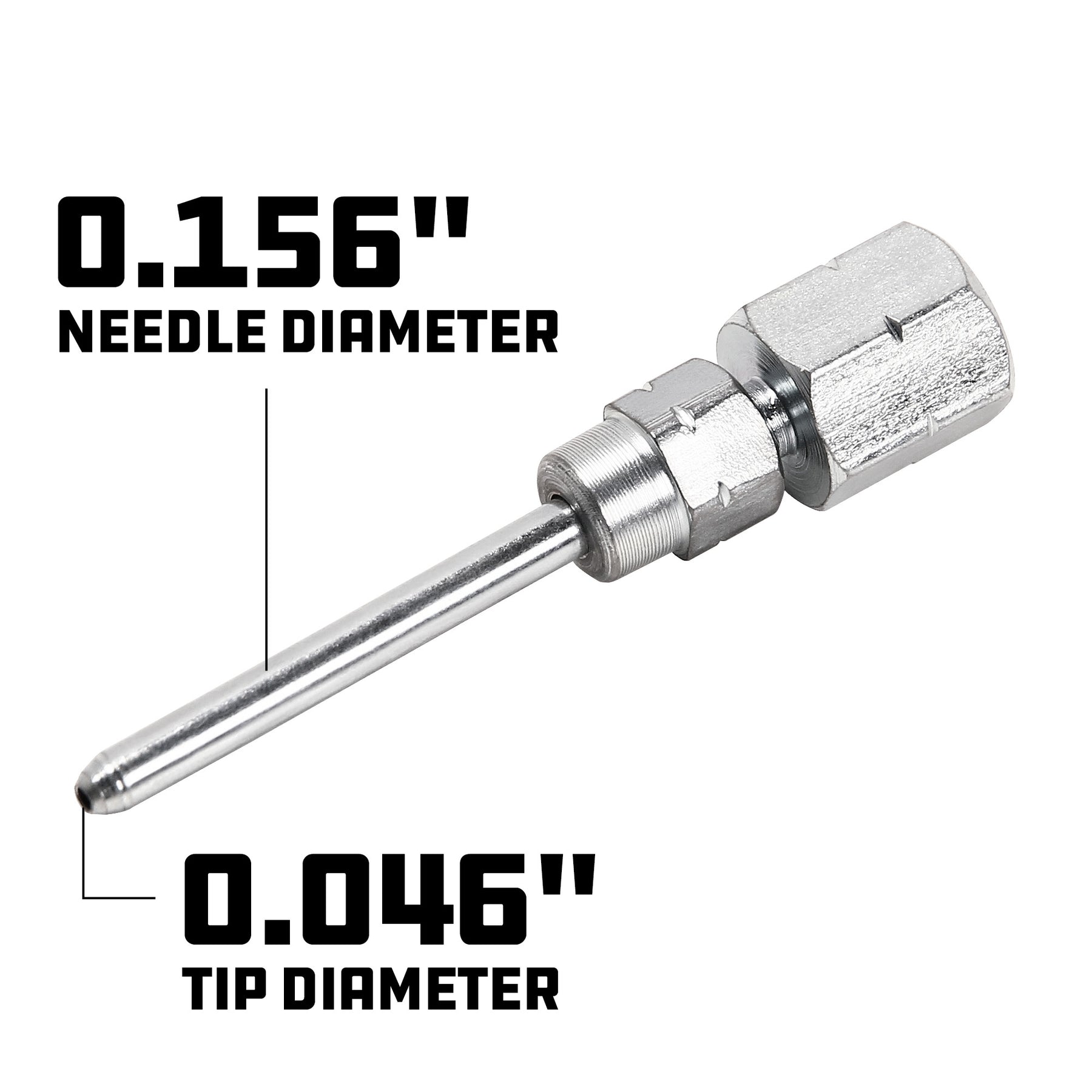 1-1/2 in. Grease Gun Needle Nose Adapter