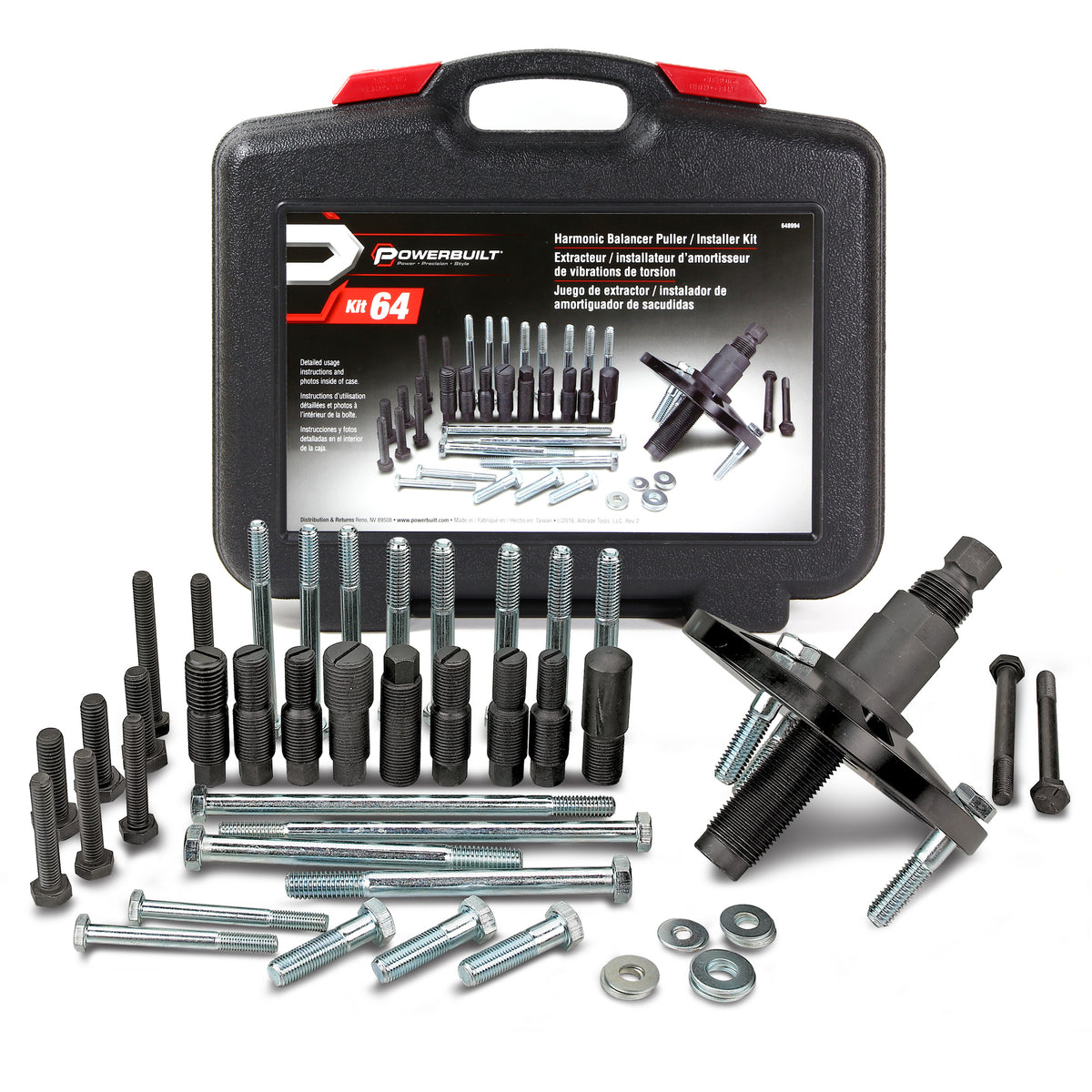 54 Piece Harmonic Balancer Puller & Installer Kit