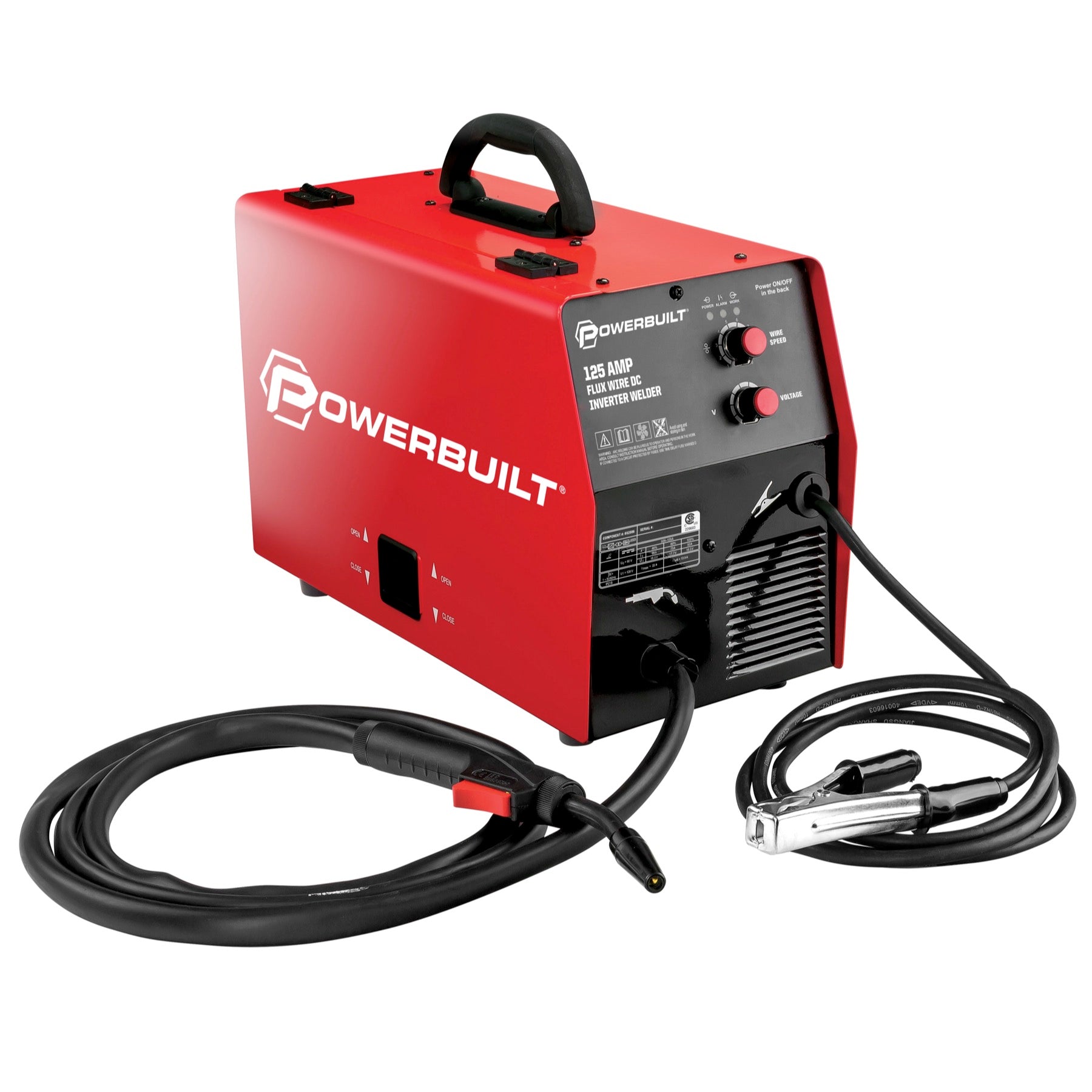 125A Portable IGBT Inverter Wire Feed Flux Core Welder