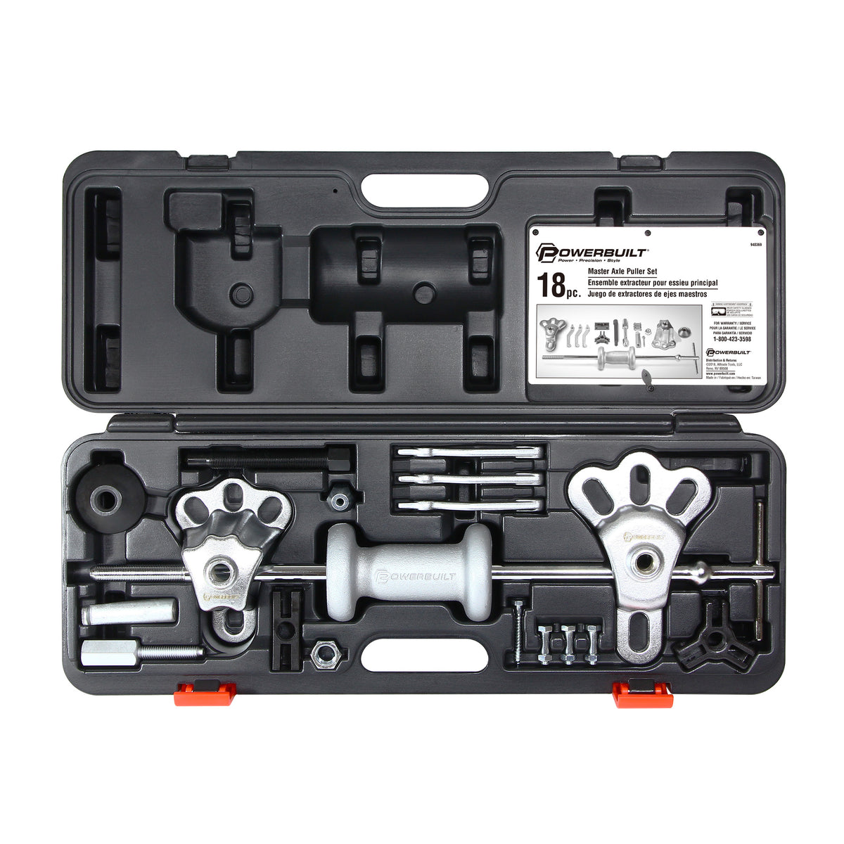 18 Piece Master Axle Puller Kit