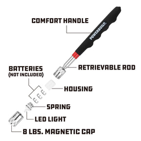 8Lb Lighted Magnetic Pick Up Tool