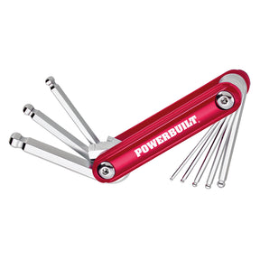 Folding Metric Hex Key Wrench Set