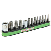 13 Piece Tamper-Proof Torx Bit and Socket Adapter Set