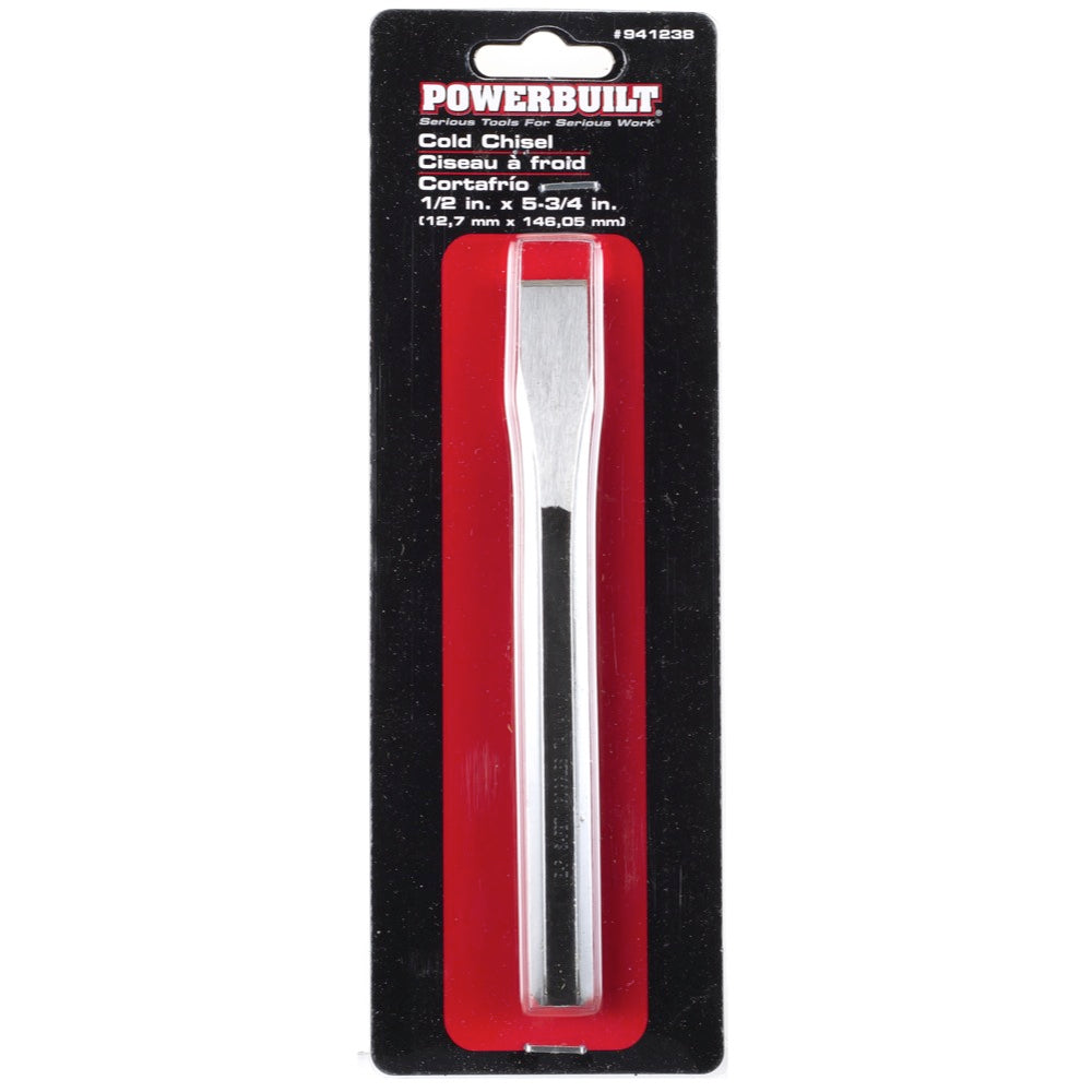 Powerbuilt Cold Chisel - 1/2" X 7/16" X 5 - 941238