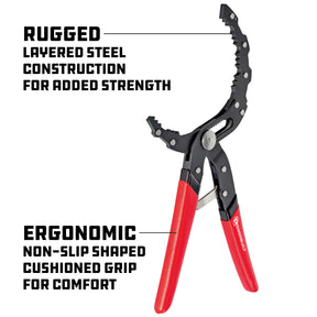 Self-Adjusting Oil Filter Pliers