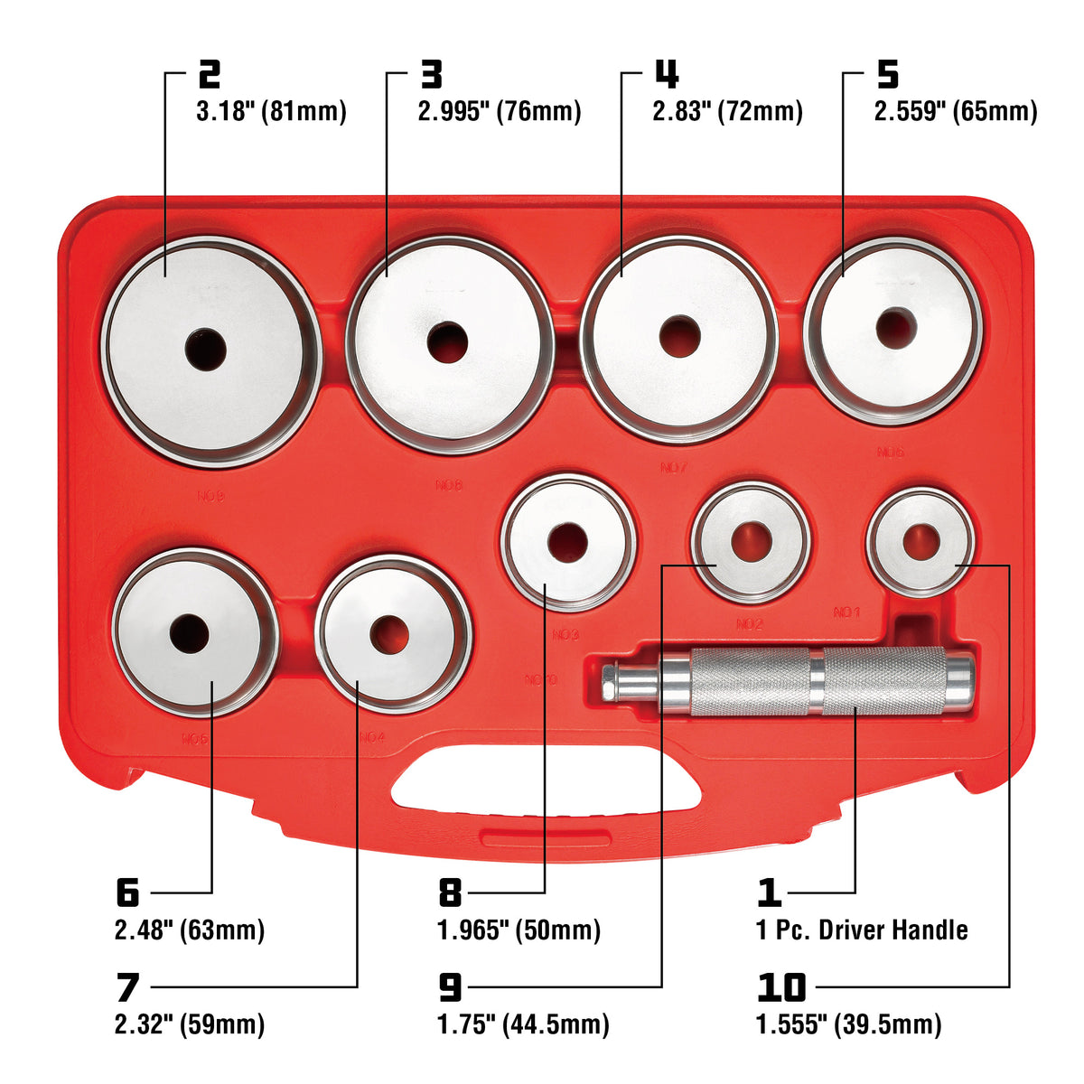 Bearing Race And Seal Installer Set