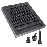 40 Piece Pro Tech 3/8 in. Dr. Impact Socket Set