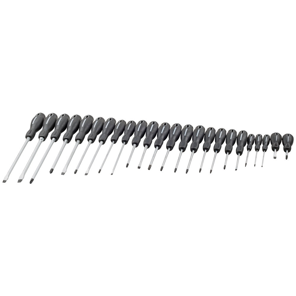 24 Piece Pro Tech Cushion Grip Screwdriver Set