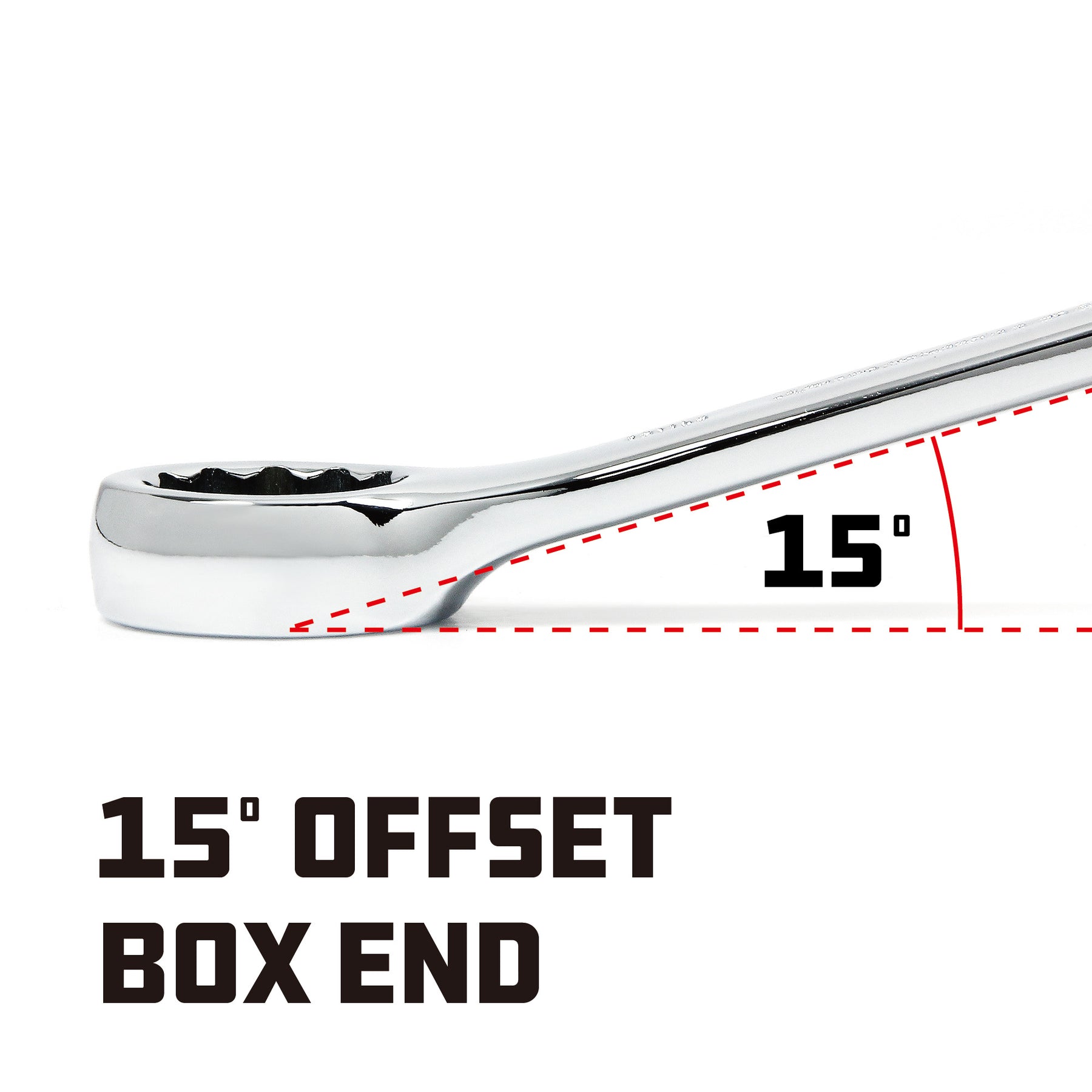 1-1/16 Inch Fully Polished SAE Combination Wrench